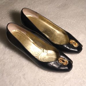 BRUNO MAGLI Black Leather Women’s Shoes